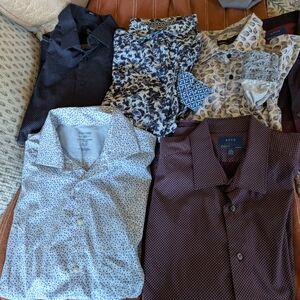 Men's Patterned Button-Up Shirts Collection